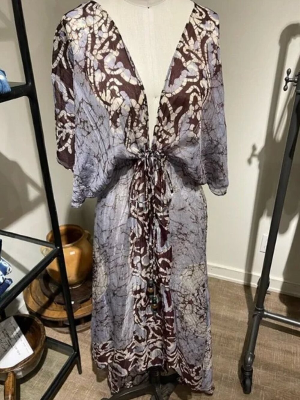 Lotta Stensson Silk Caftan, size S - Picture 6 of 10